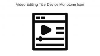 Video Editing Title Device Monotone Icon In Powerpoint Pptx Png And Editable Eps Format