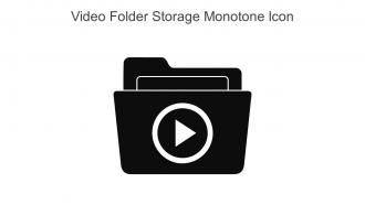 Video Folder Storage Monotone Icon In Powerpoint Pptx Png And Editable Eps Format