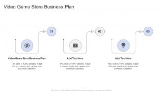 Video Game Store Business Plan In Powerpoint And Google Slides Cpb