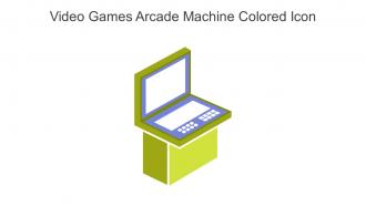 Video Games Arcade Machine Colored Icon In Powerpoint Pptx Png And Editable Eps Format