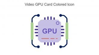 Video GPU Card Colored Icon In Powerpoint Pptx Png And Editable Eps Format