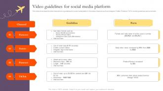 Video Guidelines For Social Media Platform Introduction To Tourism Marketing MKT SS V