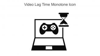 Video Lag Time Monotone Icon In Powerpoint Pptx Png And Editable Eps Format