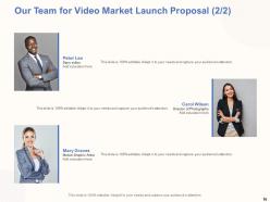 Video market launch proposal powerpoint presentation slides