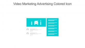 Video Marketing Advertising Colored Icon In Powerpoint Pptx Png And Editable Eps Format
