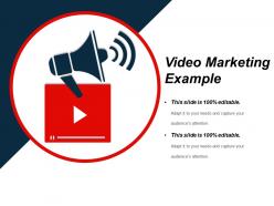 Video marketing example presentation visual aids