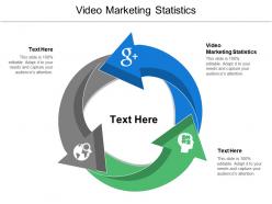 Video marketing statistics ppt powerpoint presentation ideas icons cpb