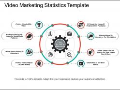 Video marketing statistics template presentation layouts