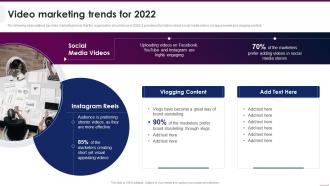 Video Marketing Trends For 2022 Implementing Video Marketing Strategies