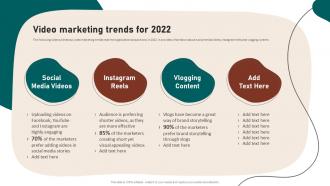 Video Marketing Trends For 2022 Video Marketing Strategies To Increase Customer