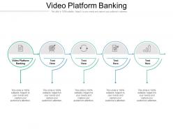 Video platform banking ppt powerpoint presentation professional background designs cpb