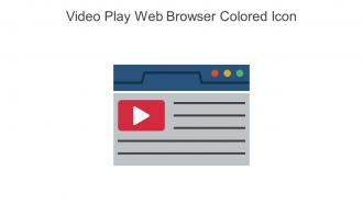 Video Play Web Browser Colored Icon In Powerpoint Pptx Png And Editable Eps Format