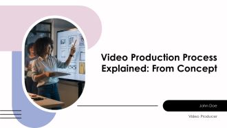 Video Production Process Explained From Concept PPT Summary AT