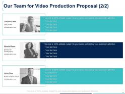 Video Production Proposal Template Powerpoint Presentation Slides