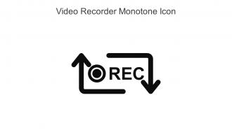 Video Recorder Monotone Icon In Powerpoint Pptx Png And Editable Eps Format