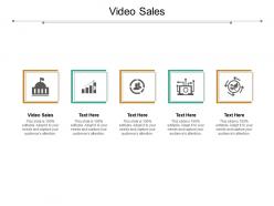 Video sales ppt powerpoint presentation gallery examples cpb