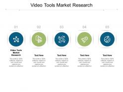 Video tools market research ppt powerpoint presentation layouts ideas cpb