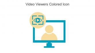 Video Viewers Colored Icon In Powerpoint Pptx Png And Editable Eps Format