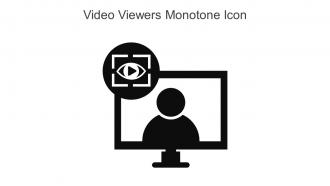 Video Viewers Monotone Icon In Powerpoint Pptx Png And Editable Eps Format