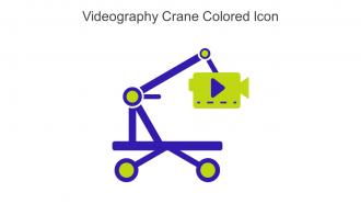 Videography Crane Colored Icon In Powerpoint Pptx Png And Editable Eps Format