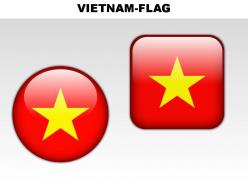 Vietnam country powerpoint flags