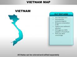 Vietnam country powerpoint maps