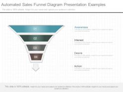 View automated sales funnel diagram presentation examples