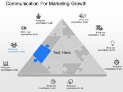 View communication for marketing growth powerpoint template