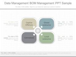 View data management bom management ppt sample