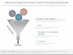 View Determining Sample Size Sample Template Presentation Backgrounds