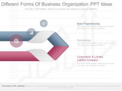 View different forms of business organization ppt ideas