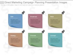 View direct marketing campaign planning presentation images