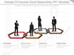 View example of corporate social responsibility ppt templates
