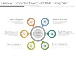 View financial prospectus powerpoint slide background
