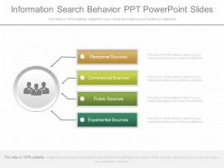 View information search behavior ppt powerpoint slides