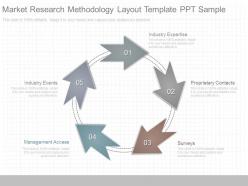 View market research methodology layout template ppt sample