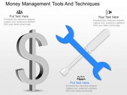 View money management tools and techniques powerpoint template