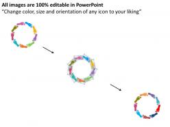 99650362 style circular loop 9 piece powerpoint presentation diagram infographic slide