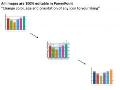 View numerical data chart for analysis flat powerpoint design