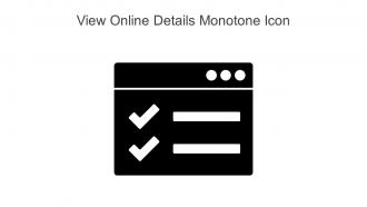 View Online Details Monotone Icon Powerpoint Pptx Png And Editable Eps Format