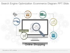 View search engine optimization ecommerce diagram ppt slide