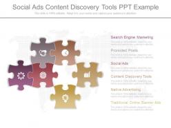 View social ads content discovery tools ppt example