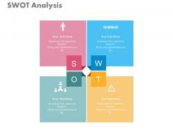view Swot Analysis For Project Management Flat Powerpoint Design