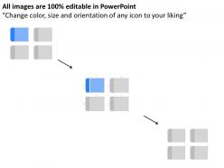 View target achievement growth and report formation powerpoint template