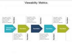 Viewability metrics ppt powerpoint presentation infographics graphics tutorials cpb