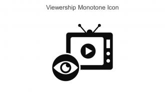 Viewership Monotone Icon In Powerpoint Pptx Png And Editable Eps Format