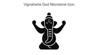 Vignaharta God Monotone Icon In Powerpoint Pptx Png And Editable Eps Format