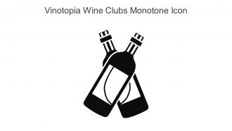 Vinotopia Wine Clubs Monotone Icon In Powerpoint Pptx Png And Editable Eps Format