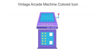 Vintage Arcade Machine Colored Icon In Powerpoint Pptx Png And Editable Eps Format