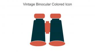 Vintage Binocular Colored Icon In Powerpoint Pptx Png And Editable Eps Format